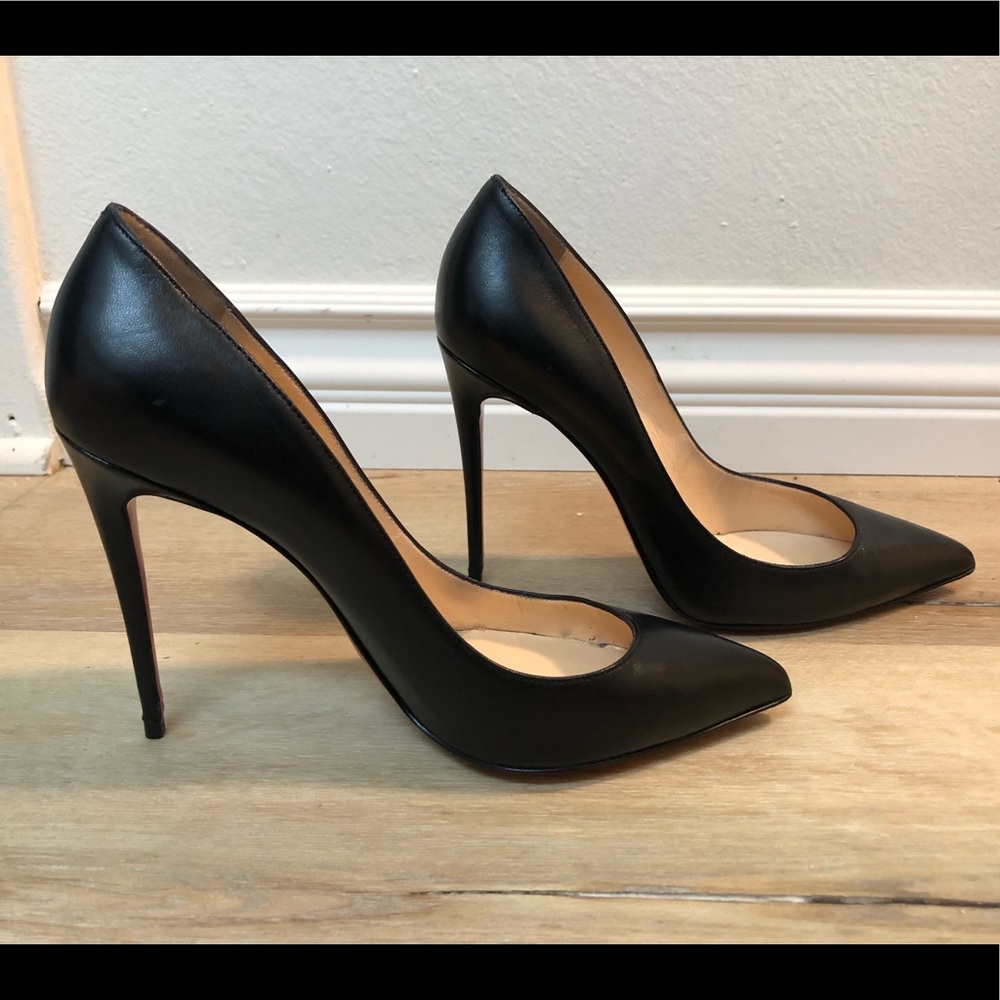 Christian Loub Pigalle Follies Leather 100mm Pumps